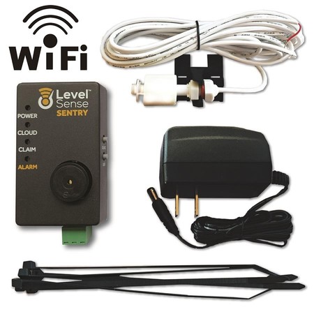 LEVEL SENSE Sump Pump Monitor, Wi-Fi Enabled Alarm with Float Switch Detection LS-SENTRY-120V-FLOAT-US-RETAIL